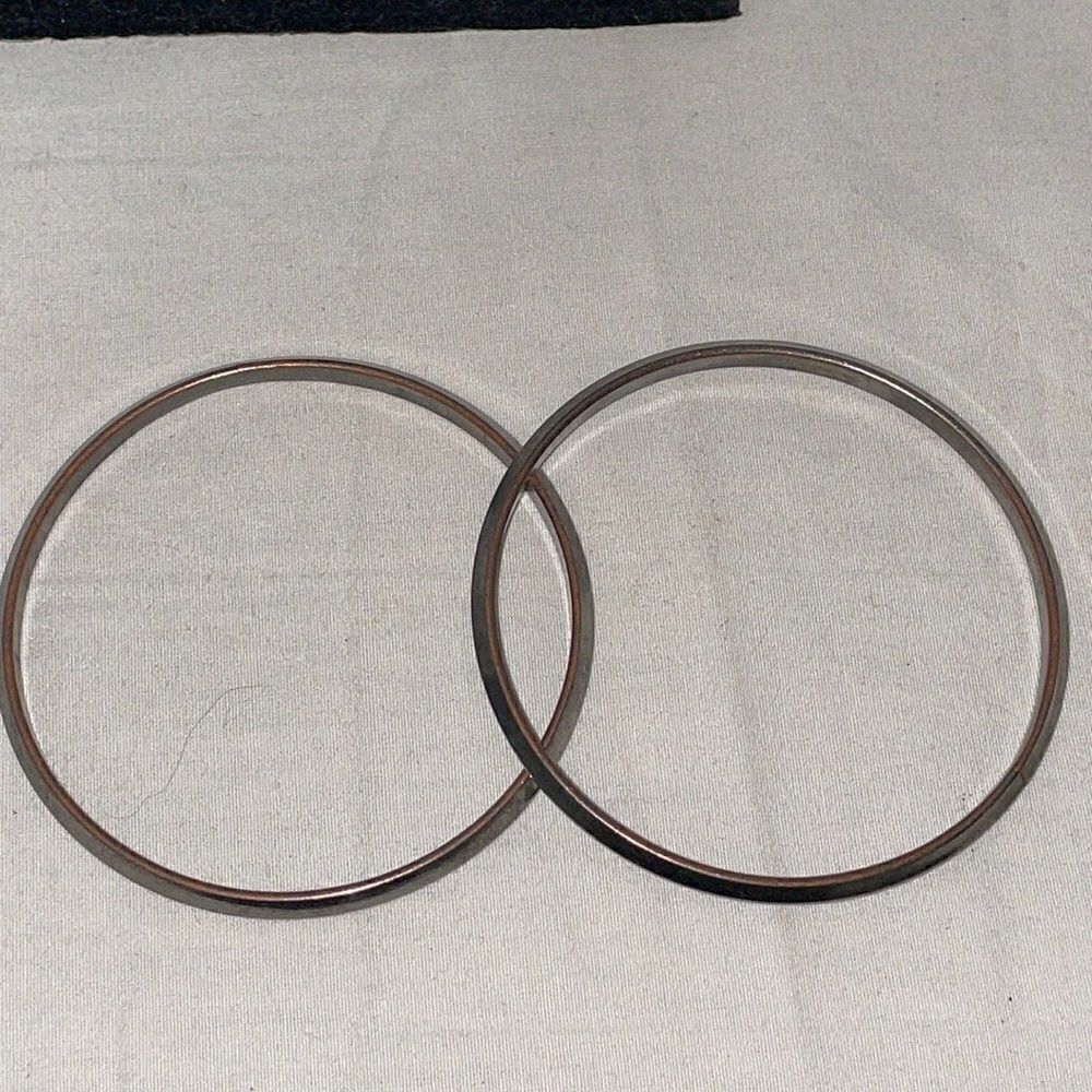 Two Thick Bangle Bracelets - Picture 3 of 3